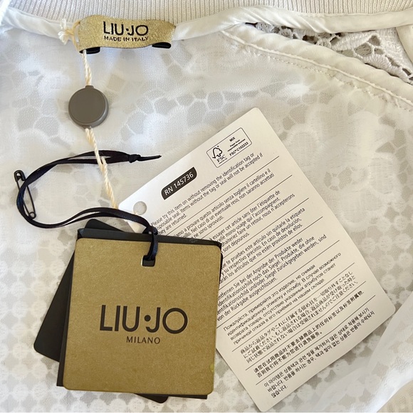 Liu Jo Cardigan Woman White Short Sleeve - Picture 11 of 11